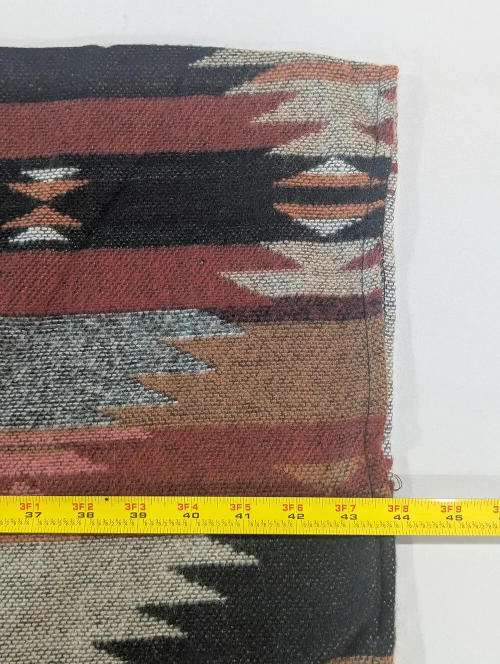 Maurices Shawl Wrap Womens One Size Brown Aztec Southwestern Fringe Tassel Knit